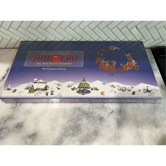 The Original Game Of Giving Rudolph The Red-Nosed Reindeer Board Game Christmas - Picture 1 of 5